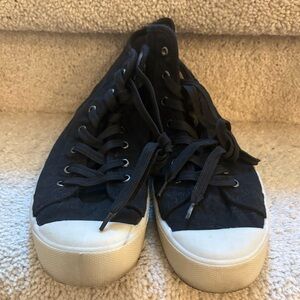 All Saints Max High Top Sneakers in Black Size 44 (US 11)
